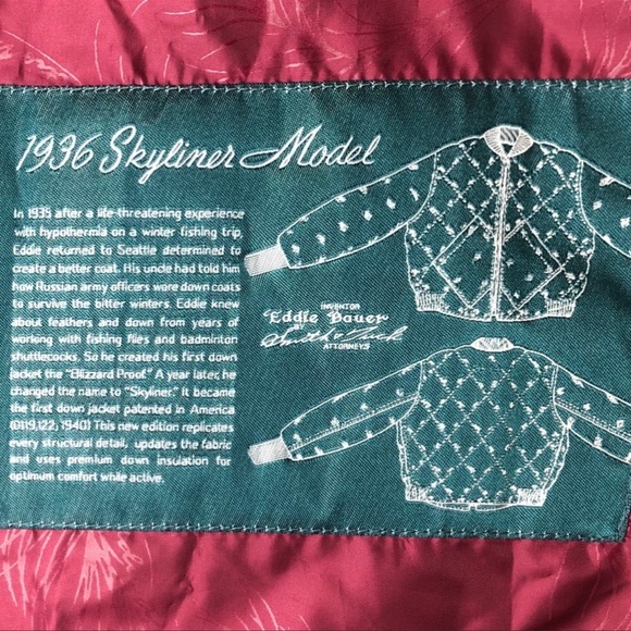 COPY - Eddie Bauer Skyliner Down Vest worn twice plaid red women’s small - Picture 5 of 6